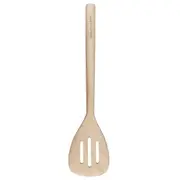 KitchenAid 33cm Maple Wood Slotted Turner Eggs/Pancake Frying/Cooking Utensil