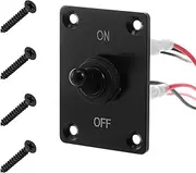 HEALSOPTHY 1 Set Toggle Switch Doorbell Switch Toggle Automotive Toggle Switches Electronic Rocker Console Retro Pusher Panel Wireless Marine Toggle Switch Vehicle Key Manual