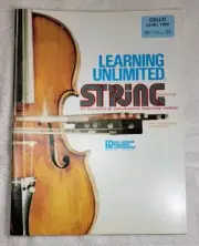 LEARNING UNLIMITED STRING PROGRAM CELLO Level 2 Music Book Beginner Orchestra