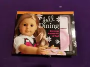 American girl doll book doll dining + FREE AG Doll Hair Studio CD