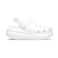 在飛比找momo購物網優惠-【Crocs】Classic Crush Clog Whi 