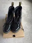 Dr Doc Martens Patent Lamper Black Boots 1460W US Women's 6 / Uk 4 / EUR 37 NEW