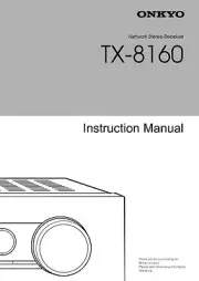 Onkyo Integra TX-8160 Receiver Owners Instruction Manual
