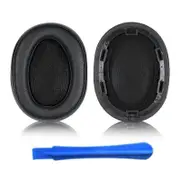 1 Pair For Sony MDR-100ABN/WH-H900N Headphone Ear Pads Protein Leather Cushions with Mini Crowbar