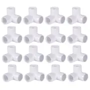 16-Pack 3/4 in. 3-Way PVC Elbow Fitting Connectors ASTM SCH40