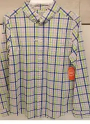 Boys Wonder Nation Button Up Shirt Size L 10-12