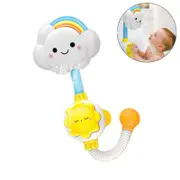 Catzon Shower Bath Toy Rainbow Cloud Sprinkler for Toddles