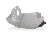 Ducati DesertX 2022-2023 CNC Racing Engine Guards Crash Frames Silver Skid Plate