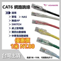 在飛比找蝦皮購物優惠-【台灣現貨網路跳線】 駿程CAT6網路線/超高速寬頻用網路線