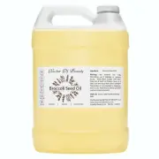 Broccoli seed oil organic 100% pure refined unscented cold pressed 128 oz 1 Gal