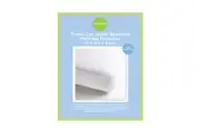 Playette Terry Towelling 105cm Soft Mattress Protector Water Resistant White