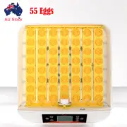 Fully Automatic 55 Egg Incubator Digital Led Turning Chicken Duck Eggs Poultry