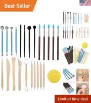 Polymer Clay Tools, Clay Tools Kit, 24pcs Clay Sculpting Tools Set with Stylu...