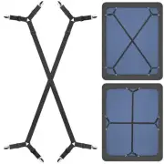 Sheet Suspenders Clips, Bed Sheet Straps Mattress Sheet Holders for Twin, Ful...