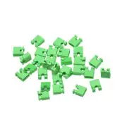 30pcs 2.54mm Pin Header Jumper Cap Short Circuit Connection Cap Green