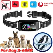 Anti Bark Dog Training Collar Sound Vibrate-Shock Automatic Stop Barking USB LCD
