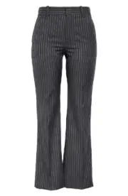 Gucci Logo Stripe Bootcut Wool Pants, Size 38, $1300