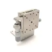 Misumi ZSG50 Z-Axis Manual Positioner Stage 20mm Travel 50mm x 50mm W/ Lock Nut
