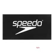 Speedo Unisex Logo Towel Black White