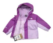 The North Face Baby Girls Lupine Purple Antora Lightweight Rain Hooded Jacket