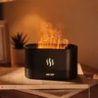 Ultrasonic Aroma Air Humidifier Flame Light Purifier USB Essential Oil Diffuser