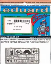 EDUFE1041 1:48 Eduard Color Zoom PE - P-38F Lightning (TAM kit)
