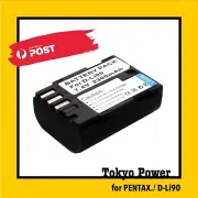 2300mAh PoC D-Li90 D Li90 DLi90 Li-ion Battery for PENTAX 645 645D 645Z