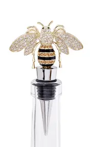 [Joanna Buchanan] Stripey Bee Wine Stopper