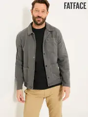 FatFace Lowe Grey Lowe Loop Back Light Weight Jacket (AB4157) | $127