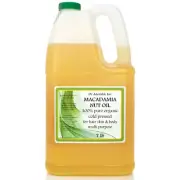 7 LB/ 1 Gallon Premium Pure Organic Cold Pressed Macadamia Nut Oil Multi Purpose