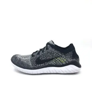 【NIKE 耐吉】810WMNS FREE RN FLYKNIT 2018女款 編織慢跑鞋 942839101(灰色)