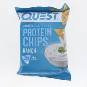 Quest Nutrition Tortilla Style Protein Chips, Ranch Gluten Free 8PK(1.1 oz Each)