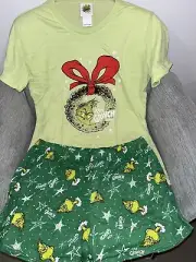 The Grinch Xmas Women’s size (S) Small Pjs Pyjamas Licensed Stole Christmas