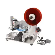 110V Semi-auto Pneumatic Box Case Flat Surface Labeling Machine