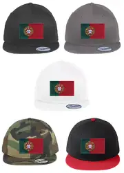 New Era NE400 Snapback Flat Bill Hat/Cap Portugal Flag Patch 5 colors WORLD CUP