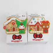 Loungefly Hello Kitty Gingerbread House Blind Box Enamel Pin Kuromi Chococat