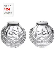 Waterford Lismore Sphere Salt & Pepper Set with $24 Credit