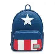 Loungefly Marvel Mini Backpack Captain America Infinity Saga 12.5x10x6.2" JAPAN