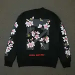 毛衣 OFF WHITE BLACK LINE FLOWER 全標籤標籤