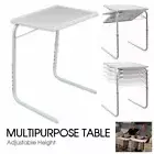 AU Foldable Table Laptop Adjustable Tray Bed Portable Desk TV Dinner Mate Office