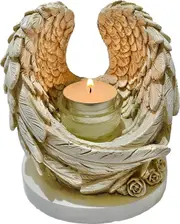 Feathered Wings Angel Hug Tea Light Candle Holder Decorative Home Gift Wedding