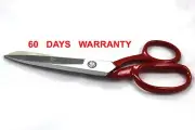 8” Red Color Handle 60 Days Warranty Heavy Duty Tailor Scissor, Sewing Scissor