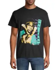 Ice Cube Men’s Black Graphic T-Shirt 'Peace' O'Shea Jackson 100% Cotton X-Large