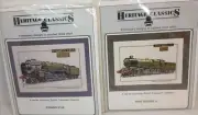 Steam Train Engine Embroidery Kit Heritage England 11.75 X 7.5 inch Choice