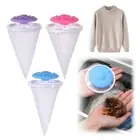 3Pcs Net Bag Cleaning Ball Lint Catcher Washing Machine Filter Bag Laundry