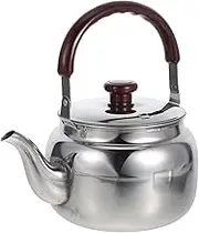 Cabilock 2L Tea Kettle Whistling Stovetop Stainless Steel Teapot for Stovetop Ergonomic Handle Home Large Capacity Boiling Water Kettle Sound Teapot for Gas Stove Electric Stove