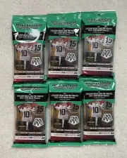 2022 Panini MOSAIC NFL Football JUMBO CELLO PACK (x6) Brock Purdy Rookie Card!