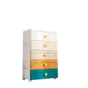 NNETM Ultimate Organizer: 5-Tiered Plastic Drawer Storage Unit