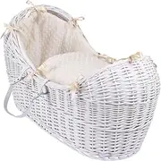 Clair de Lune | Dimple Noah Pod Bedding Set | Universal Noah Pod Dressing Covers Set | Made in Great Britain (Basket is NOT Included) - (Cream)