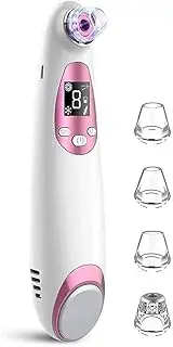 Blackhead Remover Pore, Vacuum Cleaner - Suction Tool with Display-USB Rechargeable Facial Pore Cleanser 5 Replaceable Suction Probes for All Skin.